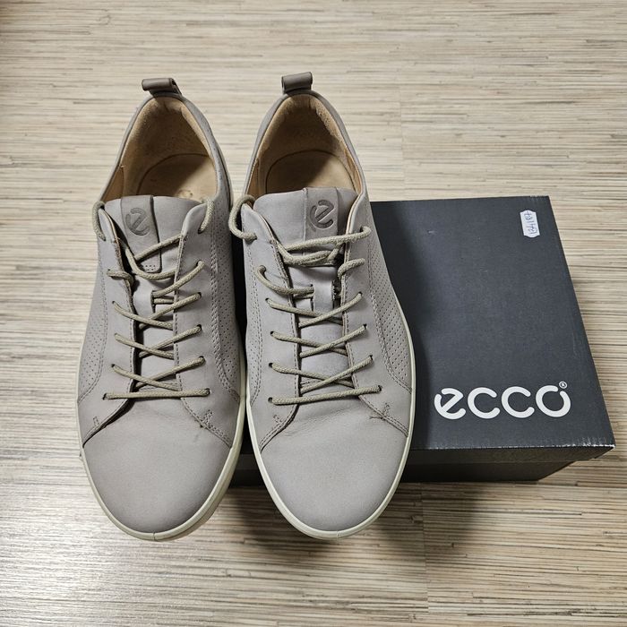 Pantofi sport piele Ecco 43 gri