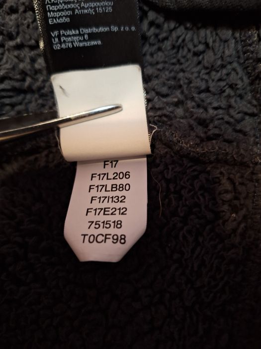 Jacheta (Hanorac) lână North Face Zermatt, bărbați  mărimea L-100% Originala.