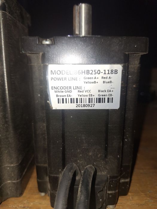 Set CNC motor pas cu pas NEMA34 closed loop 8Nm 12Nm driver + sursă