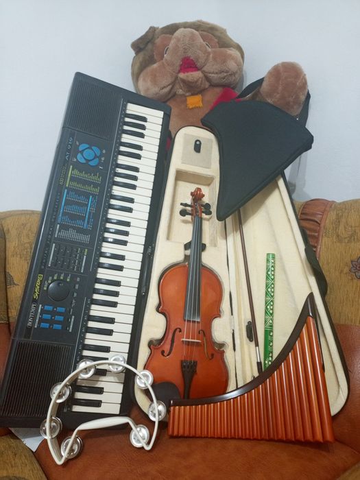 Vând pachet instrumente muzicale vând urgent