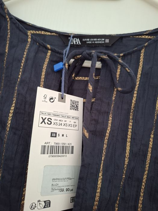 Camasa noua cu eticheta Zara