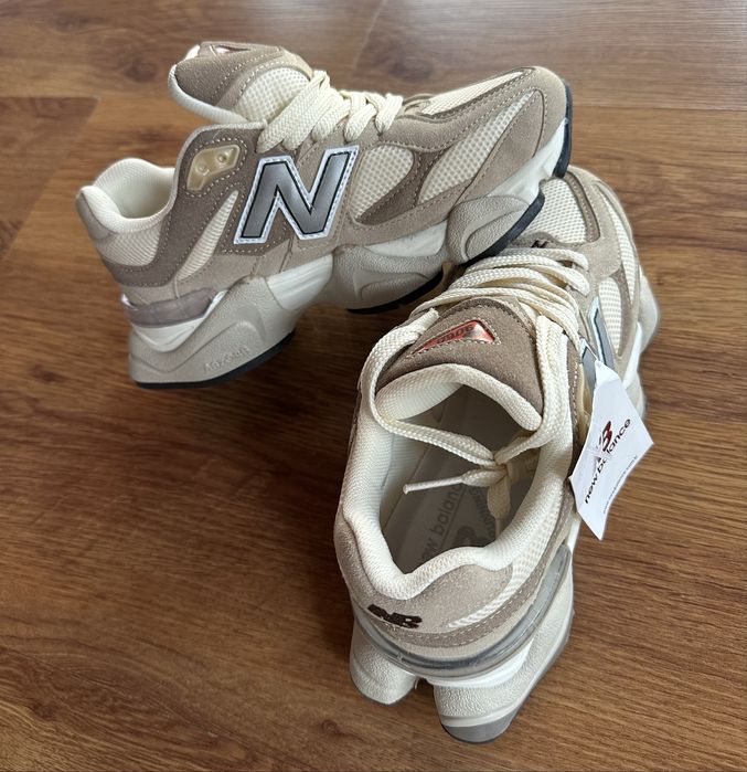New Balance 9060 бежево с кафяво