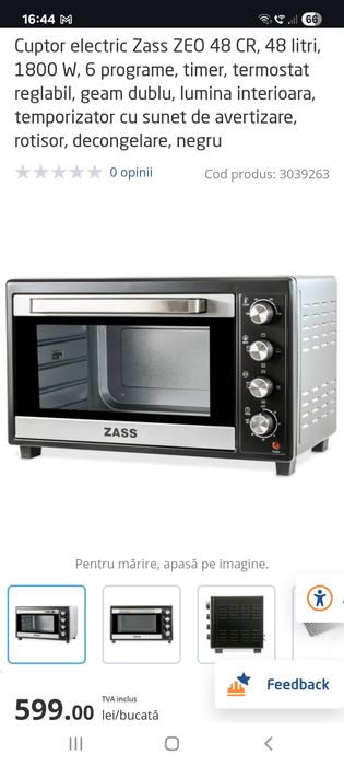 Cuptor electric ZASS