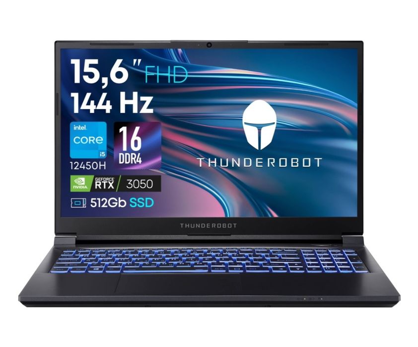 Игровой ноутбук Thunderobot 911S / i5-12450H / RTX 3050 / 16GB / 144Hz