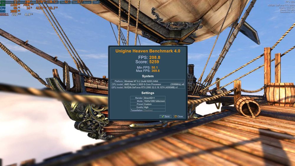 Компютър за игри/AMD Ryzen 5 3600/RTX 2060 12GB/16GB RAM/SSD