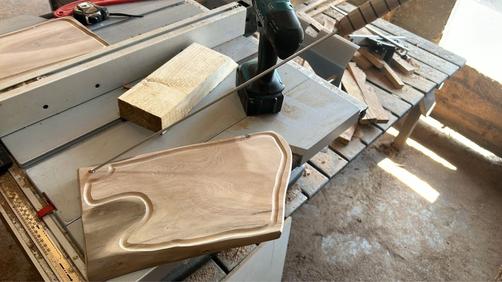 Шашлици от орех , плата от орех цяло парче