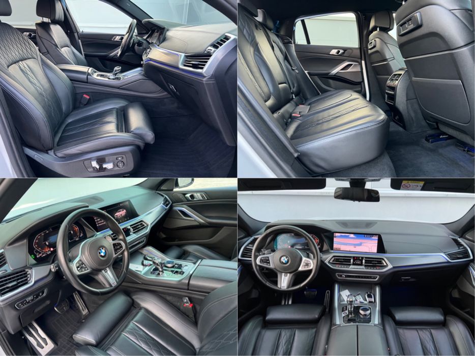 Bmw X6/3.0d Mild Hybrid/M pachet/Individual/Grila iluminata/Alb perlat/Variante/