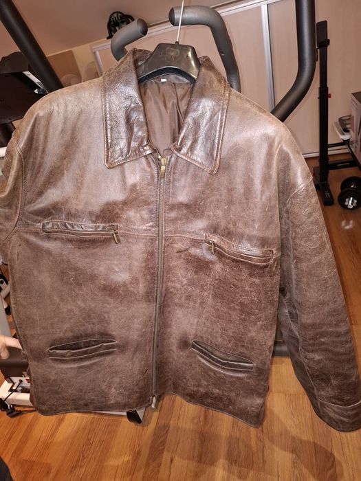 Geaca piele vițel masura XXL