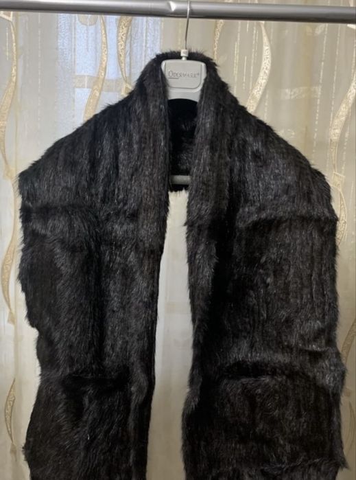 Норковый платок с карманами