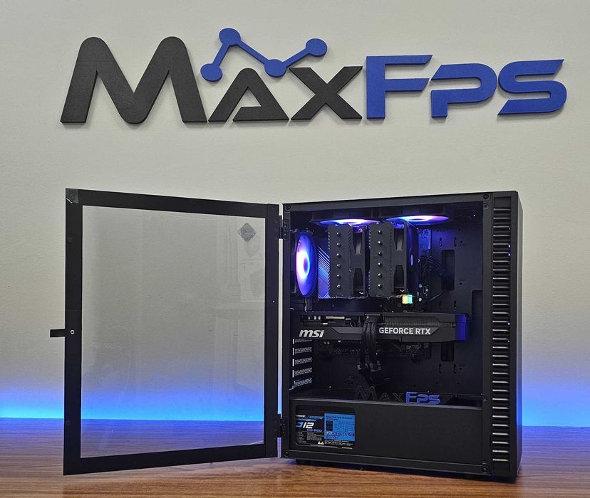 НОВО! RTX 5070Ti, Ryzen 7 7800X3D, 32GB DDR5 Геймърски компютър