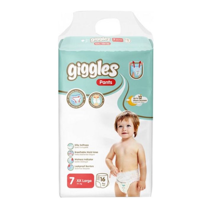 Прдгузники-ТРУСИКИ Гиглз 7 размер (17+ кг)