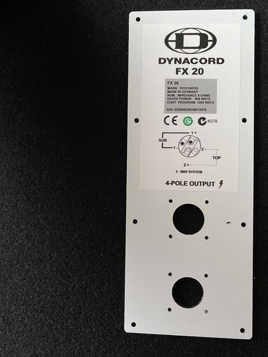 Accesorii boxe placute conectica sistem Xa Dynacord