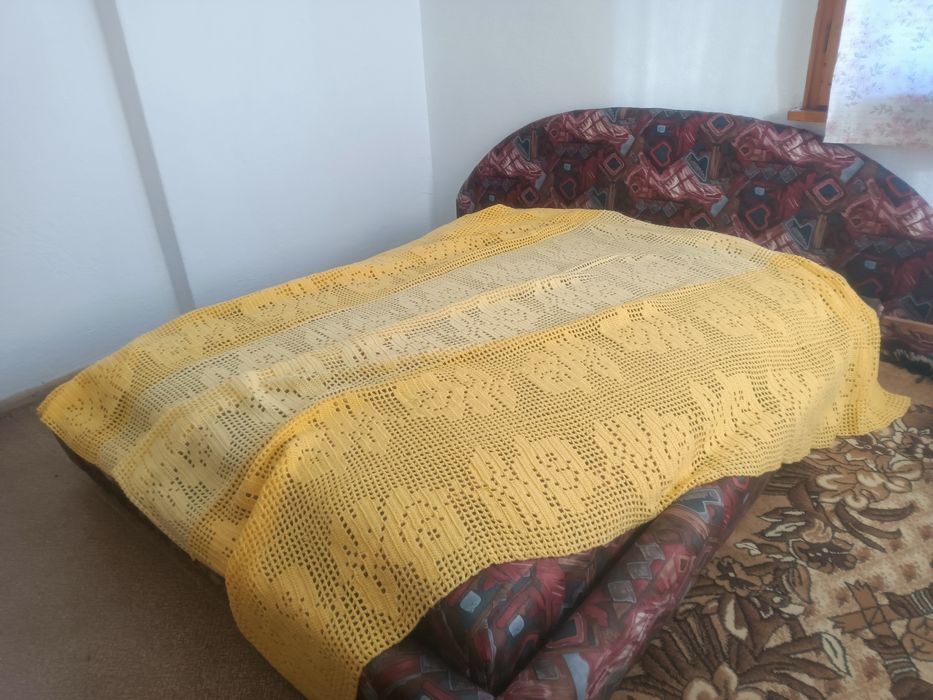 Ръчно плетена кувертюра/одеало,1кука 210/240см