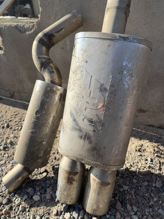 Выхлоп бочка с резонатором