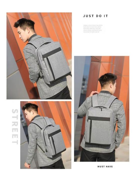 Новый рюкзак, серый