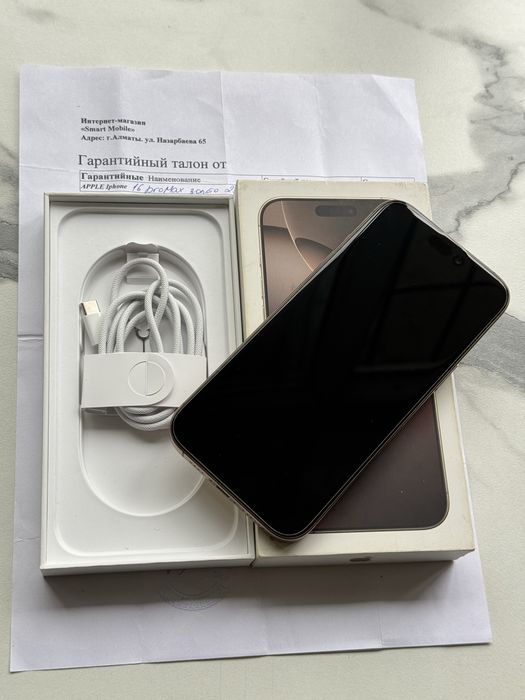 Iphone 16 Pro Max 256 gb емкость 100