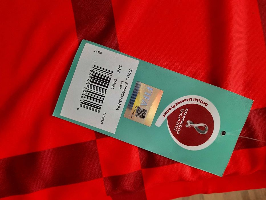 Официална тениска Испания  FIFA Световното първенство 2022 г.