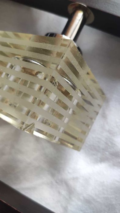 Дървен полилеи цвят венге