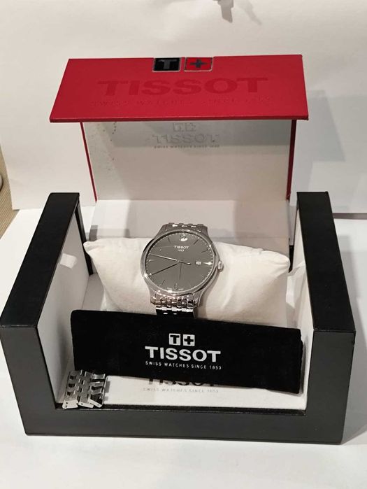 Ceas Bărbătesc Tissot Tradition Quartz (Cod T063610A) - Cutie Originală Purtat