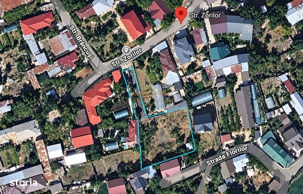 Teren 1.003 mp în centrul Berceniului | Acces privat | Rate