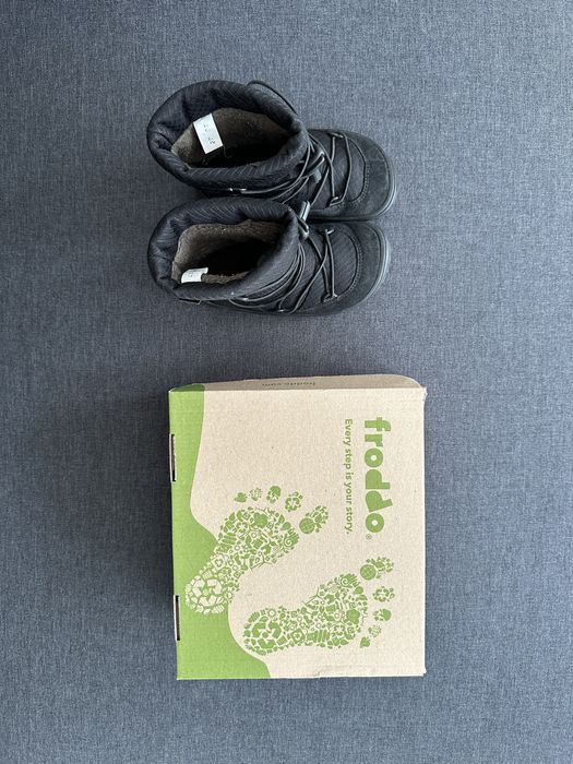 Детски зимни боти Froddo Barefoot Tex Track Wool, номер 27