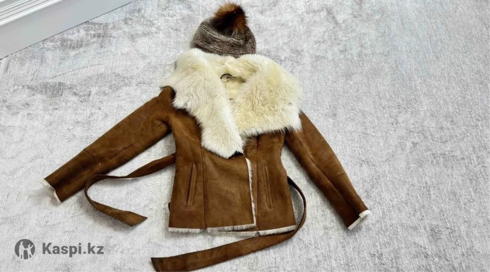 Роскошная дублёнка и шапка