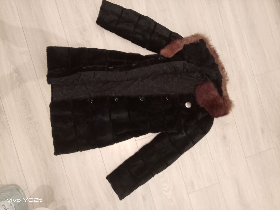 Стриженная норковая шуба