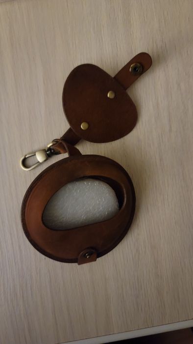 Чехол натуральная кожа для наушников