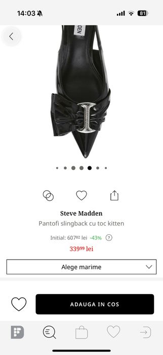 Pantofi steve madden eleganti