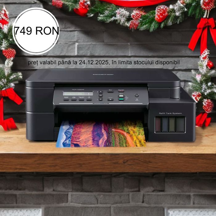 Brother T520W – sigilată | PROMO CRĂCIUN | livrare gratuită