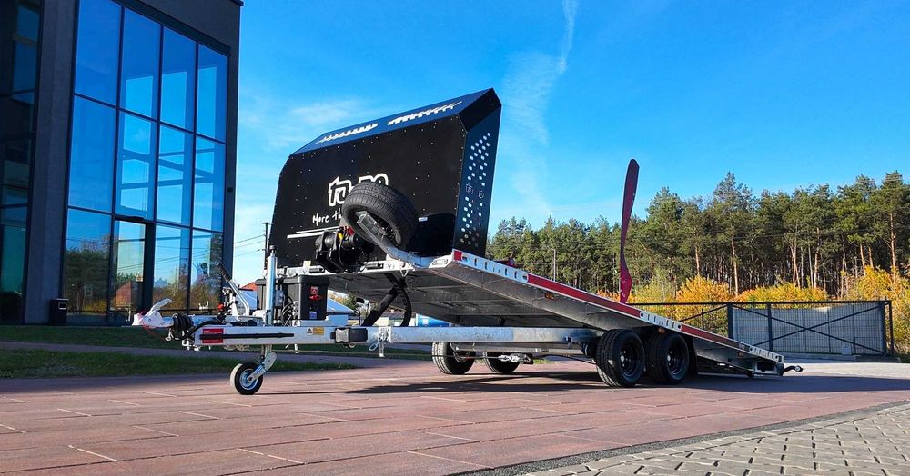 Platforma auto basculabila 4m 4.50 m TA-NO GRAVITY - Aluminiu