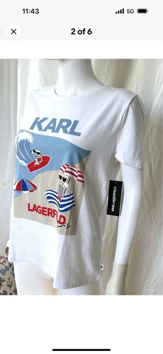 Маркова тениска Karl Lagerfeld размер XL