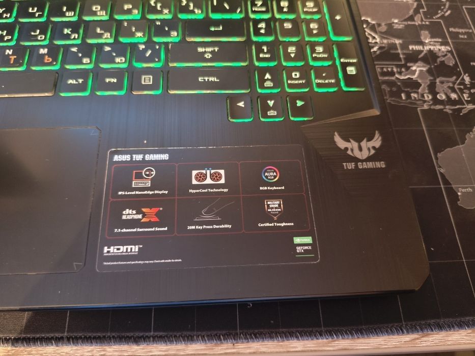 Asus Tuf Gaming 8xCpus, gtx 1650, 1tb ssd !