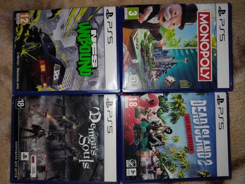 Продам ps5 игры диски