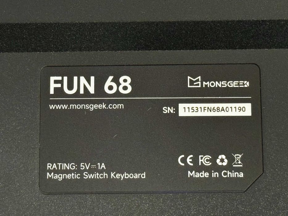 MONSGEEK Akko FUN68 безжична клавиатура с магнитни суичове