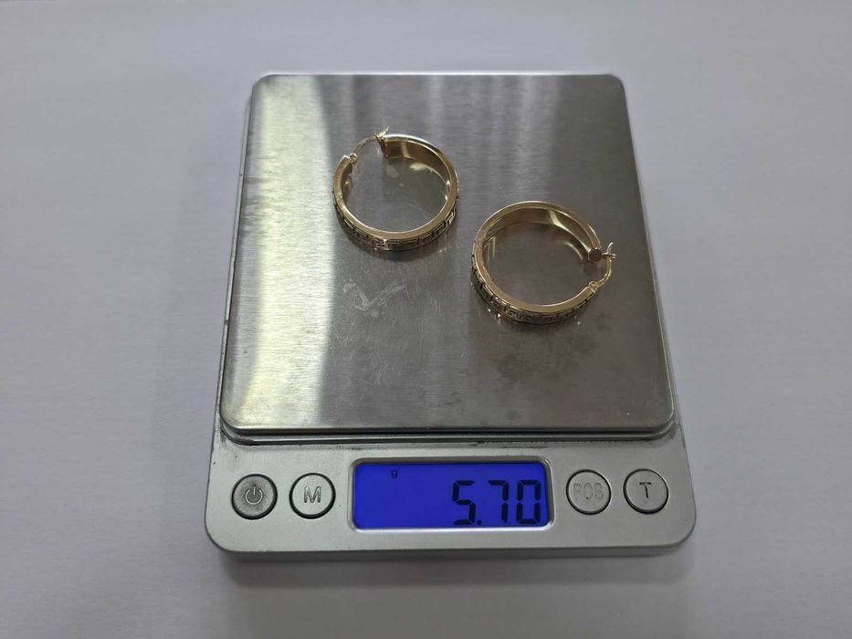 Златни обеци 14К 585 / 5.70 гр.