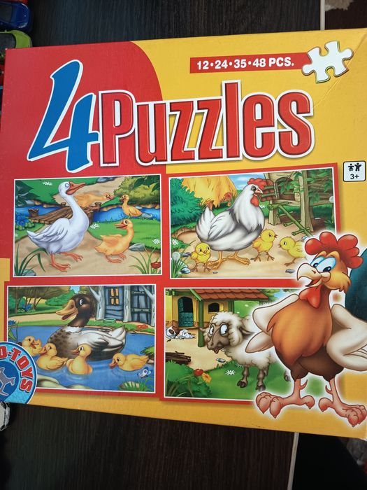 Puzzles 3 bucăți  copii