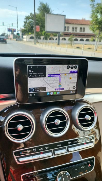CarPlay/Android Auto модул + монтаж за Mercedes S/C/A/GLC/B/… и други