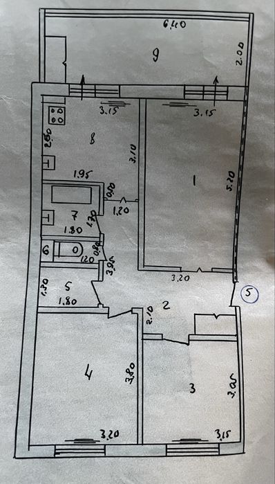 Продам 3х комнатную квартиру тузель 1 77 серия дома