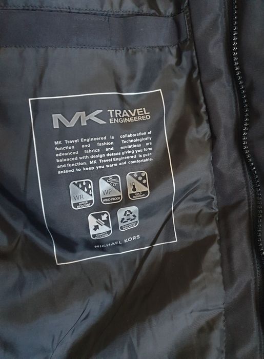 Geaca Michael Kors neagra de iarna XL noua