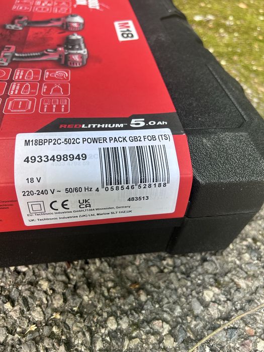 Milewaukee set 18v