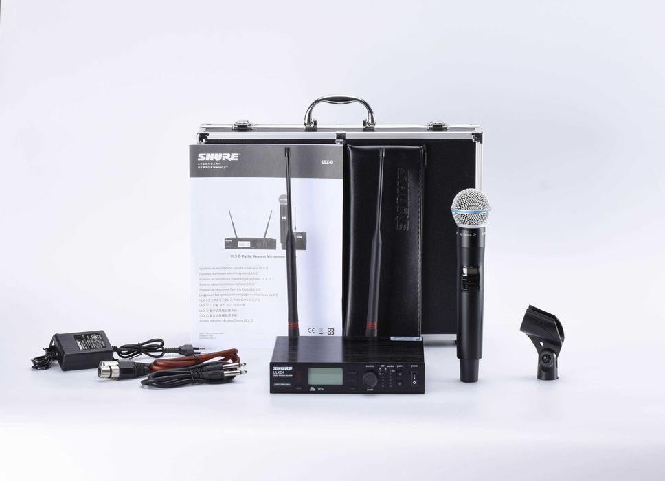 Wireless Shure ULX ULX -D Beta 58A microfon + CASE CADOU (Clona) PLACA MARE