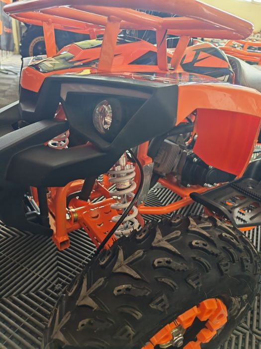 Atv copii NOU cu garantie benzina in 2 timpi roti 6 inch cauciuc