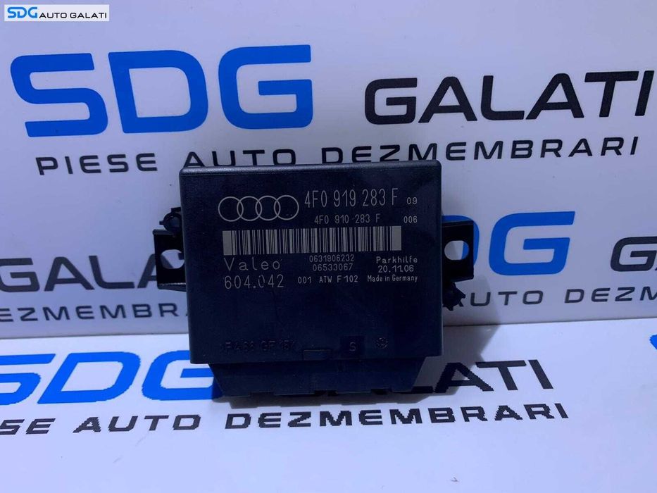 Unitate Modul Calculator Senzori Parcare PDC Parktronic Audi A6 C6 4F 2004 - 2011 Cod 4F0919283F [2626]
