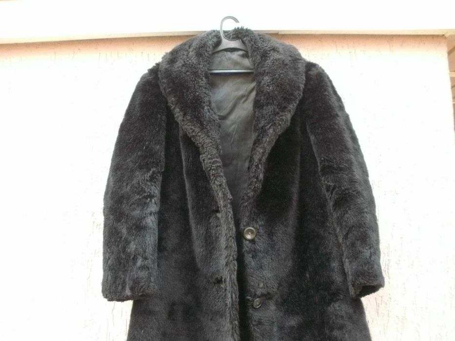 Дамски кожух еко кожа