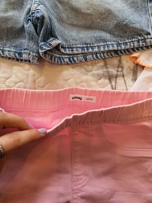 Летни дрешки за момиченце 122-128 размер, запазении, без забележки