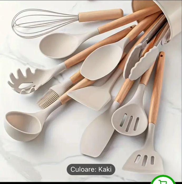 Ser de Linguri silicon 12 buc