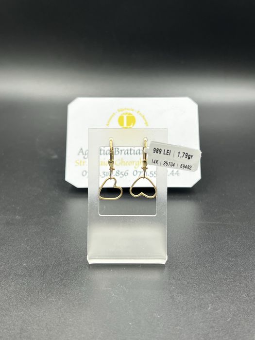 Cercei aur 14k 1.79 gr cod 25704