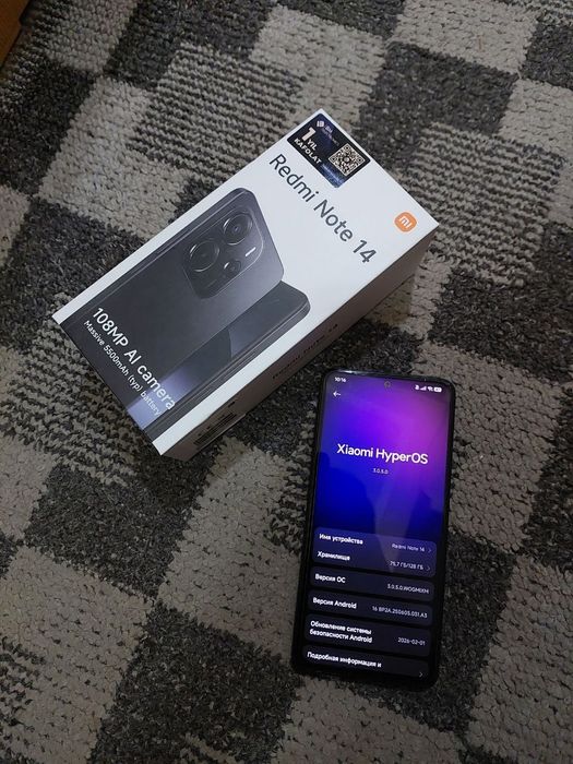Продам redmi note 14 128/6 gb