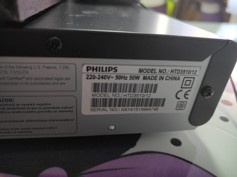 Home theatre Philips 240 v